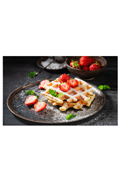 StoryGift Romania Tablou Canvas Gofre Facute In Casa Si Proaspete Cu Zahar Pu...