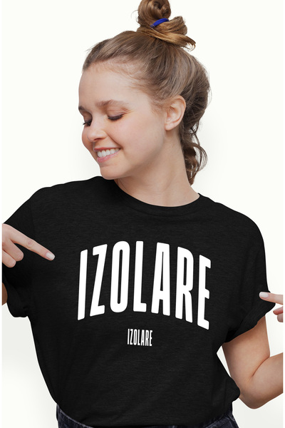 StoryGift Romania Tricou Femei Cuvantul Izolare, Motivational, Self Help, Int...