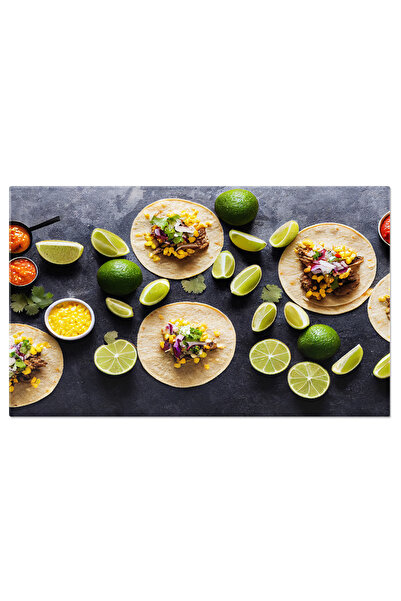 StoryGift Romania Tablou Canvas Tacouri Autentice Mexicane Un Flat Lay Imbiet...