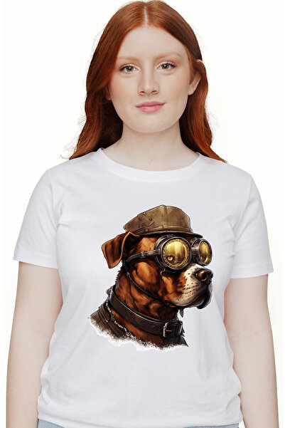 StoryGift Romania Tricou Femei Cu Un Caine Din Armata, Pilot, Trupe Speciale,...