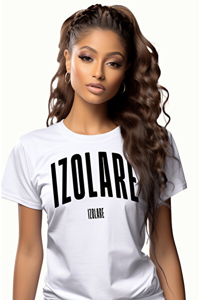 StoryGift Romania Tricou Femei Cuvantul Izolare, Motivational, Self Help, Int...