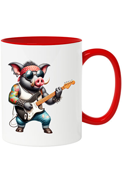 StoryGift Romania Cana Cu Un Porc Mistret Care Canta La Chitara | Ilustratie ...