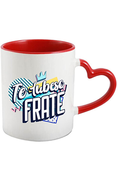 StoryGift Romania Cana Cu Design Abstract Copii Elemente Colorate Te Iubesc F...