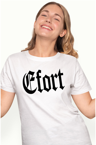 StoryGift Romania Tricou Femei Efort, Mesaj Motivational, Cuvant, Text Inspir...