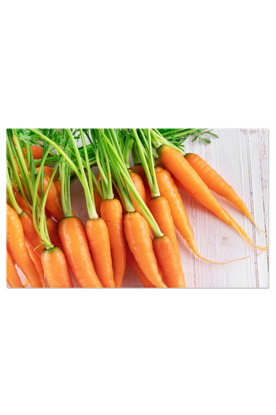 StoryGift Romania Tablou Canvas Morcov Proaspat Si Dulce Pe O Masa Gri, A, Mo...