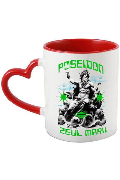 StoryGift Romania Cana Cu Statuie Greceasca Cu Tridon Coroana Regala Text Pos...