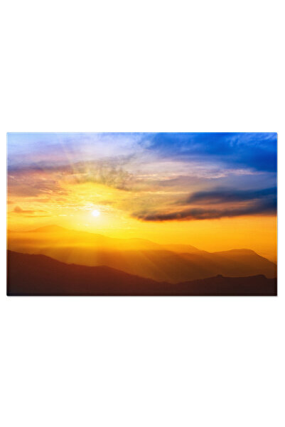 StoryGift Romania Tablou Canvas Cu Himalaya La Apus Si La Rasarit - Maretia M...