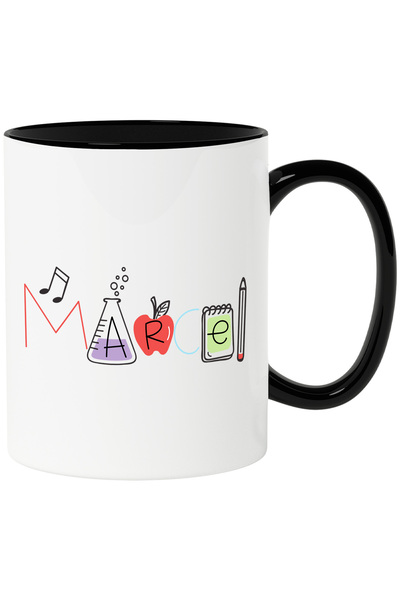 StoryGift Romania Cana Cu Numele Marcel, Si Mesaj Amuzant, Curios, Sociabil, ...