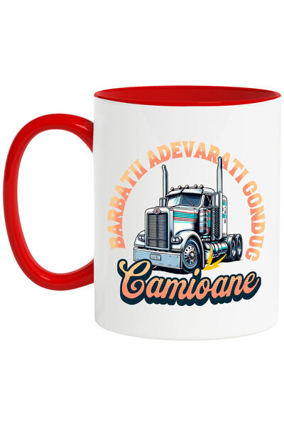 StoryGift Romania Cana Cu Tir Colorat Meserie Text Barbati Adevarati Conduc C...