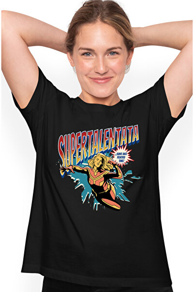 StoryGift Romania Tricou Femei Super Talentata, Supererou Sunt Aici Pentru Ti...