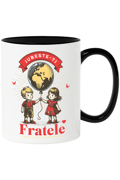 StoryGift Romania Cana Iubeste-ti Fratele Familie E Importanta Sora, 330ml, C...