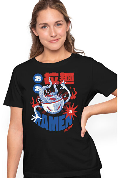 StoryGift Romania Tricou Femei Cu Mesaj In Engleza Ramen Fury, Monstru, Bol, ...