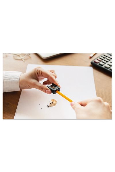 StoryGift Romania Tablou Canvas - Omul De Afaceri La Lucru, Tehnologie Si Comunicare, Atmosfera De Birou