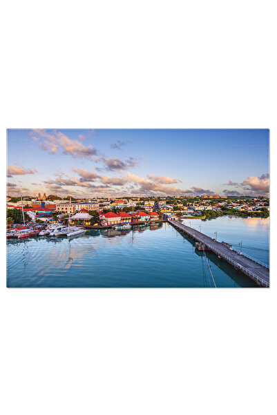 StoryGift Romania Tablou Canvas - Vedere Aeriana Asupra Redcliffe Quay - Antigua
