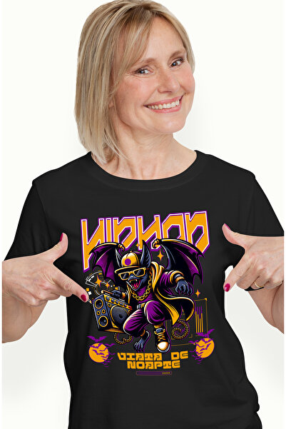 StoryGift Romania Tricou Femei Hip Hop Liliac Cu Casetofon, Viata De Noapte, ...