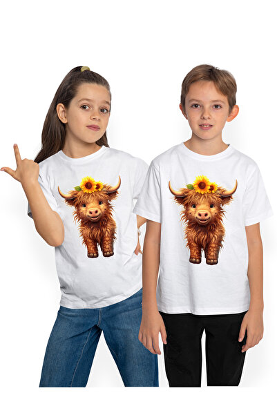 StoryGift Romania Tricou Copii Cu Un Pui De Zimbru Vesel, Ilustratie, Blanos,...