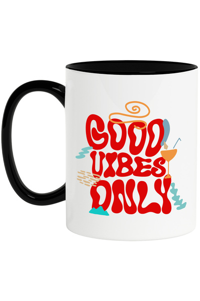 StoryGift Romania Cana Cu Text Bizar Inspirational Vacanta Good Vibes Only Pa...