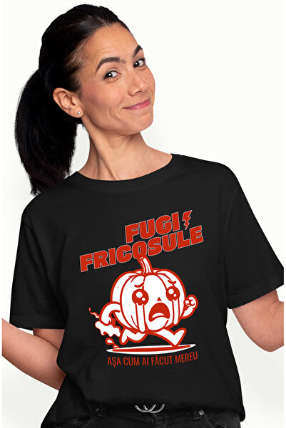 StoryGift Romania Tricou Femei Fugi Fricosule Asa Cum Fugi Mereu H4allowen Sa...