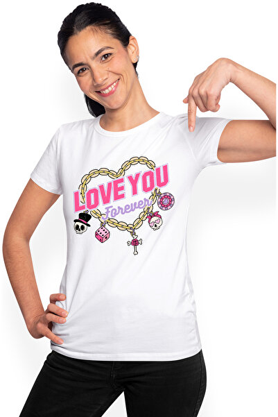 StoryGift Romania Tricou Femei Cu Mesajul "love You Forever", Pentru Totdeaun...