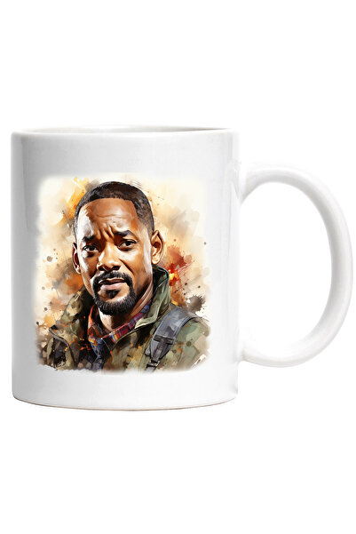 StoryGift Romania Cana Cu Will Smith, Actor, Rapper, Celebritate, Filme, Multicolor 330 Ml, Cerami, Cu Maner Alb
