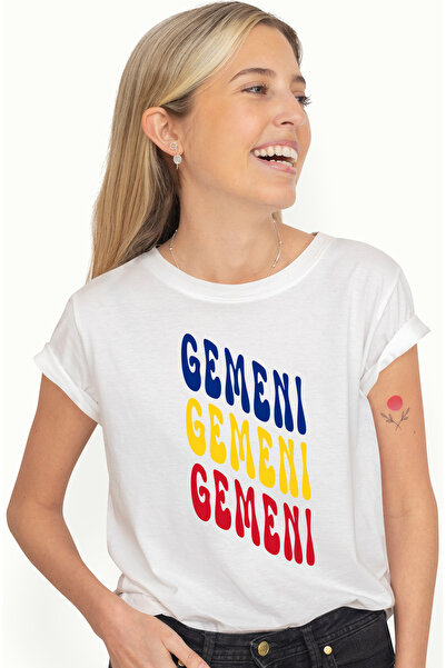StoryGift Romania Tricou Femei Cuvantul Gemeni, in Culorile Steagului Romanie...