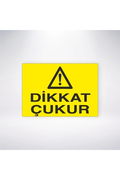 Reysa Tasarım Caution Pit Sticker 20X28 cm