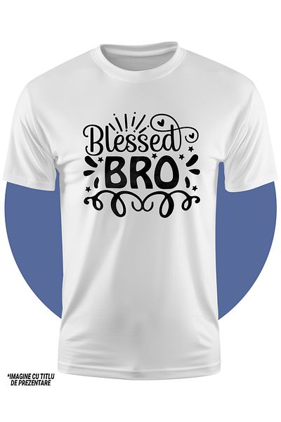 StoryGift Romania Tricou Copii Cu Inimioare Pentru Un Frate Binecuvantat - Apreciere Respect 100% Bumbac, Un