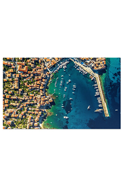 StoryGift Romania Tablou Canvas Cu Orasul Dubrovnik - Arhitectura Croata Pe C...