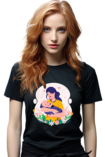 StoryGift Romania Tricou Femei Cu Bebelus, Patura, Mama, Iubire, Familie, Mul...