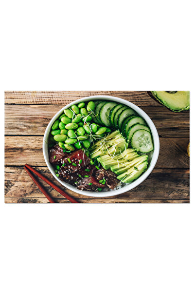 StoryGift Romania Tablou Canvas Cu Poke Bowl - Gustari Sanatoase Si Delicioase