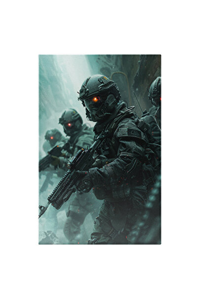 StoryGift Romania Tablou Canvas: Barbati Inarmati Cu Focuri De Arma Se Lupta ...