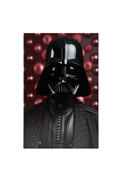 StoryGift Romania Tablou Canvas: Portret Robot Negru In Cu Pietre Războiul St...