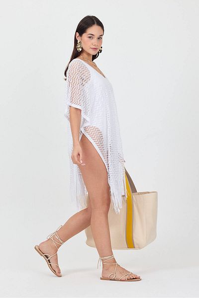 Bysenby Bysen Milano V-Neck Beach Dress Pareo