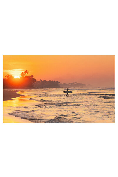 StoryGift Romania Tablou Canvas - Surf La Apus De Soare In Sri Lanka
