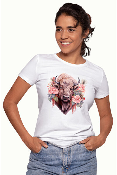 StoryGift Romania Tricou Femei cu un zimbru serios, ilustratie, putin furios, floricele, abstract, WHT_L