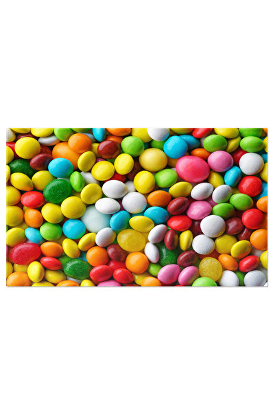 StoryGift Romania Tablou Canvas Delicii Dulci Rotunde Multicolore Bomboane Co...