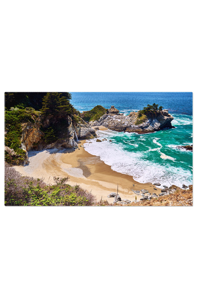 StoryGift Romania Tablou Canvas Peisaj De Plaja Pe Coasta Pacifica In Califor...