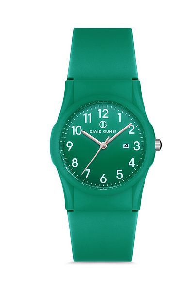 DAVID GUNER Women Wrist Watch with Green Dial on Green Coated Dg-8463Ld-Zj10
