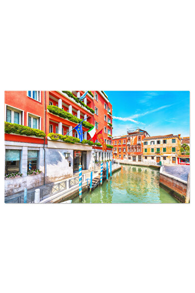 StoryGift Romania Tablou Canvas Vedere Incitanta A Orasului Venetia Cu Canale...