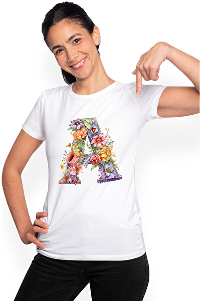 StoryGift Romania Tricou Femei cu litera "A", ilustratie, pentru copii, scoal...