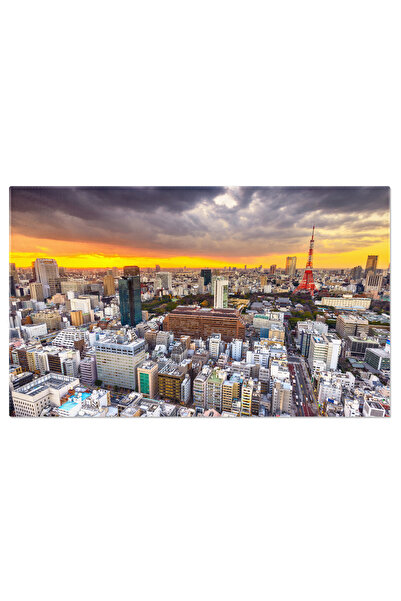 StoryGift Romania Tablou Canvas Peisaj Urban In Lumini Stralucitoare