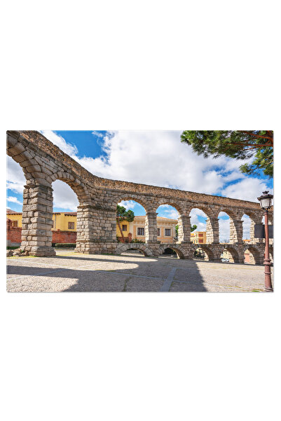 StoryGift Romania Tablou Canvas 90 x 60CM Acvaductul Segovia, Segovia, Spania...