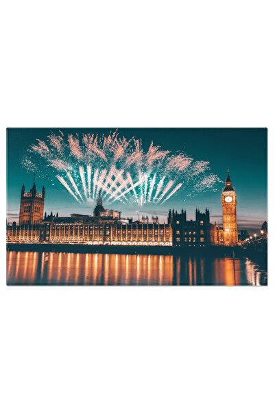 StoryGift Romania Tablou Canvas Celebrare De Anul Nou Londra Anul Nou, Artifi...