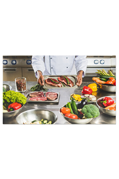StoryGift Romania Tablou Canvas Pasiune Gastronomica Sef Afroamerican Pregati...