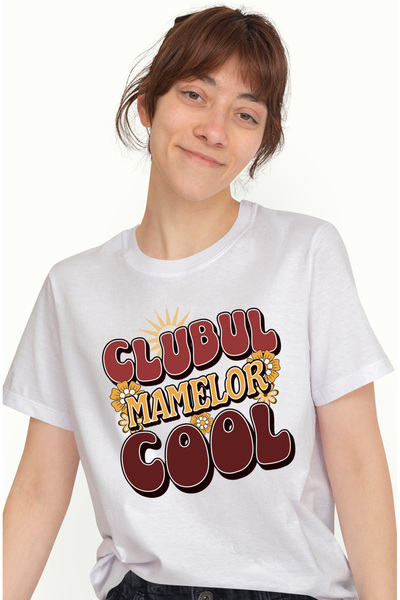 StoryGift Romania Tricou Femei Clubul Mamelor Cool, familie , iubirea prieten...