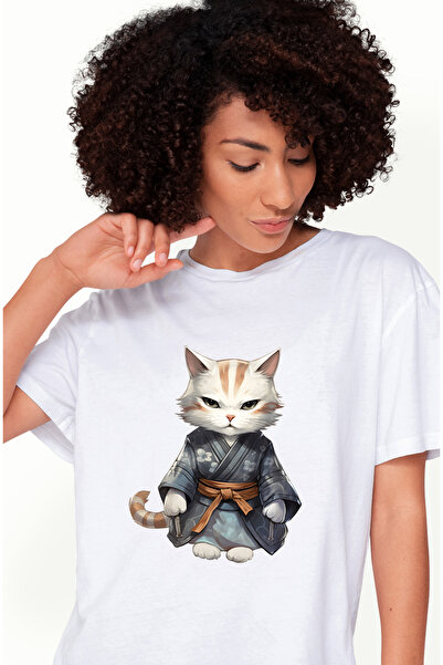 StoryGift Romania Tricou Femei cu o pisica furioasa, ilustratie, in vesminte ...