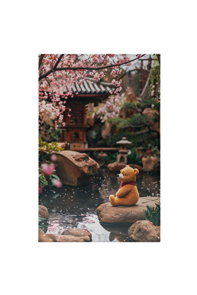 StoryGift Romania Tablou Canvas: Imaginea Unui Urs De Plus Stand Pe O Stanca ...