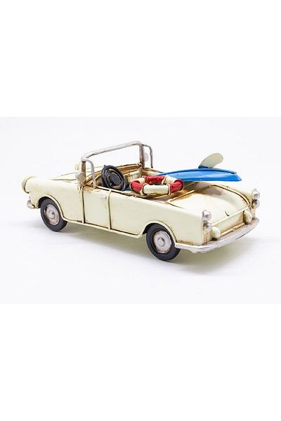 hediyeconcepti Decorative Metal Car Surfing Ornaments Home Living Room Tv Cabinet Desktop Office Decoration