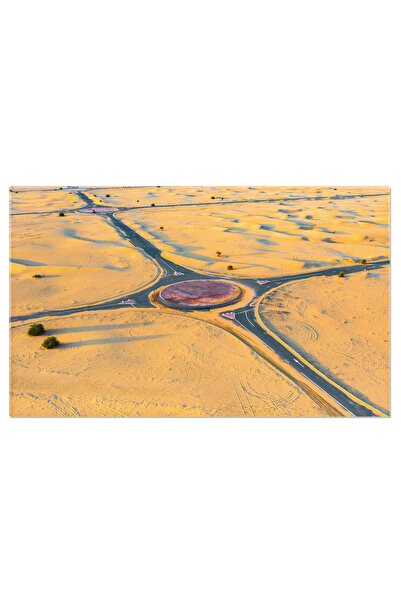 StoryGift Romania Tablou Canvas Forma Inimii In Desert Desert, Aerial, Iubire...