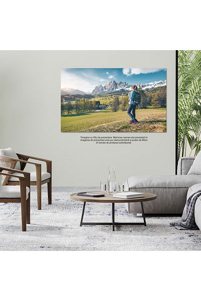 StoryGift Romania Tablou Canvas - Drumetie In Muntii Dolomiti: Calatorie In Armonie Cu Natura